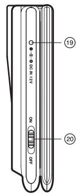 THOMSON DTH1002 - Commandes et prises sur l'appareil - 3