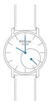 WITHINGS Pop Steel Noir Blanc - Calibrer les aiguilles - 3