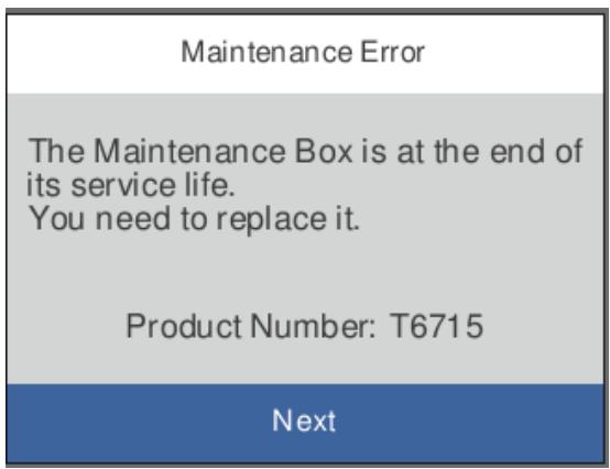 EPSON WF-3825 - Remplacement du boîtier de maintenance - 1