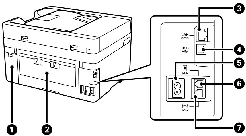 EPSON WF-3825 - Arrière - 1