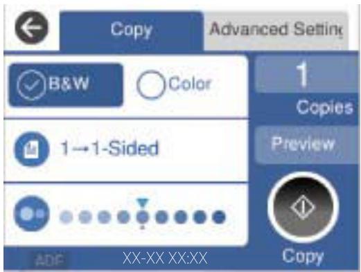 EPSON WF-3825 - Méthodes de copie disponibles - 2