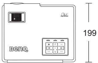 BENQ CP220 - Dimensions - 1