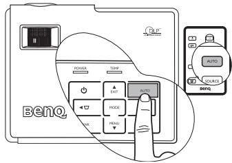 BENQ CP220 - Réglage automatique de l'image - 1