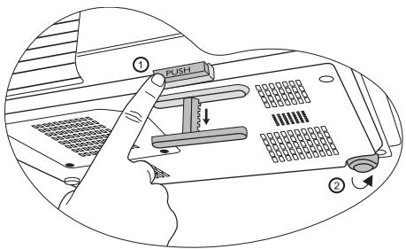 BENQ CP220 - Ajustement de l'angle de projection - 1