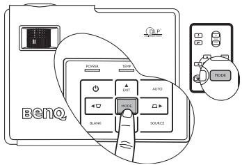 BENQ CP220 - Sélection d'un mode d'application - 1