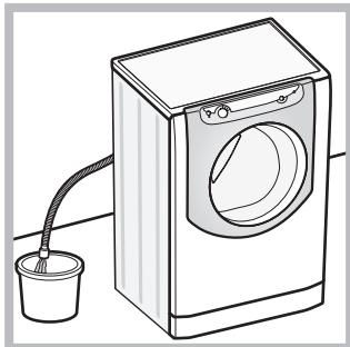 HOTPOINT AQMS8D49UA - Ouverture manuelle de la porte-hublot - 1