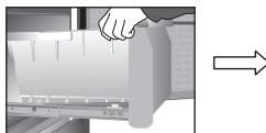 PANASONIC NR-B30FW1-WE - Compartment fruits et légumes / produits réfrigérés - 1