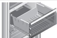 PANASONIC NR-B30FW1-WE - Compartment fruits et légumes / produits réfrigerés - 1