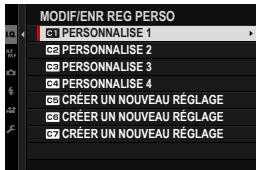 FUJIFILM X-E4 - Suppression des réglages personnalisés - 1
