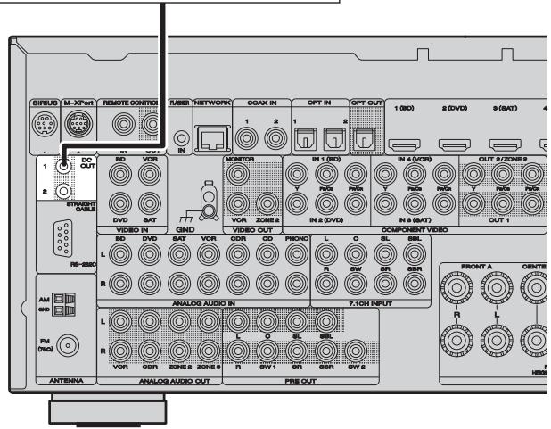 MARANTZ SR7005 - Prises DC OUT (trigger OUT) - 1