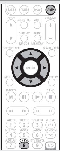 MARANTZ SR7005 - Réglage du volume des différentes enceintes - 1