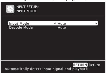 MARANTZ SR7005 - Éléments qui peuvent être modifiés avec la méthode "input setup - 3