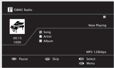 MARANTZ SR7005 - Écoute d'une station radio créée (par ex. d&m2 radio) - 2