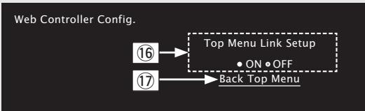 MARANTZ SR7005 - Écran de configuration web [example 3] - 1