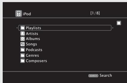 MARANTZ SR7005 - Lecture du contenu d'un ipod® - 2