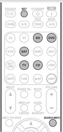 MARANTZ SR7005 - Appuyez sur search/info. - 1