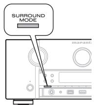 MARANTZ SR7005 - Sélection d'un mode d'écoute (mode surround) - 2
