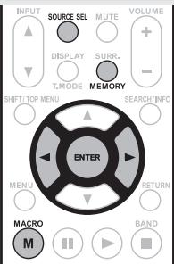 MARANTZ SR7005 - Réglage de la durée de l'intervalle de transmission d'opérations macro - 1