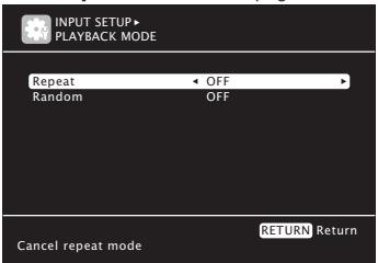 MARANTZ SR7005 - Éléments qui peuvent être modifiés avec la méthode "input setup - 4