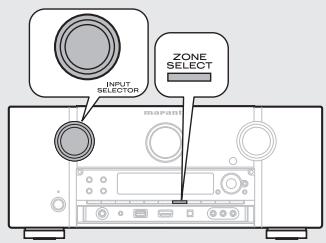 MARANTZ SR7005 - Appuyez sur on pour permettre la ZONE2 ou ZONE3 sous tension. - 2