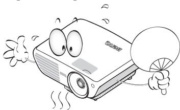 BENQ W700 - Consignes de sécurité (suite) - 1