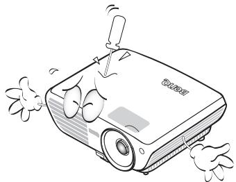 BENQ W700 - Consignes de sécurité (suite) - 5