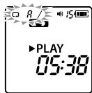 OLYMPUS VN-540 - Lecture a/b répétée - 2