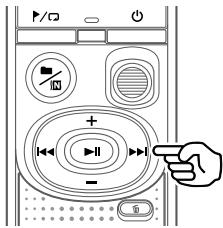 OLYMPUS VN-540 - Appuyez sur la touche il pour arrêter la lecture. - 1