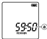 OLYMPUS VN-540 - Lorsque l'enregistreur vocal est en mode d'arrêt, appuyez sur la touche il et maintenez-la enfoncée. - 2