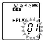 OLYMPUS VN-540 - Suppression d'une marque d'index/ temporaire - 2