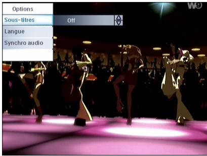 PHILIPS DTR 5010 - Menu options - 1