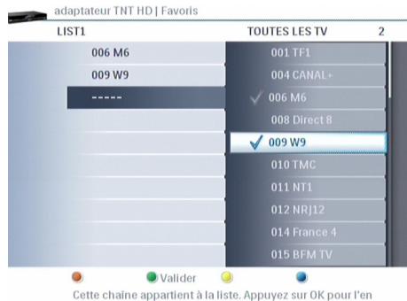 PHILIPS DTR 5010 - Créer une liste de favoris - 1