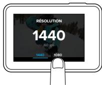 GOPRO HERO - Navigation à l'aide de l'écran tactile - 2