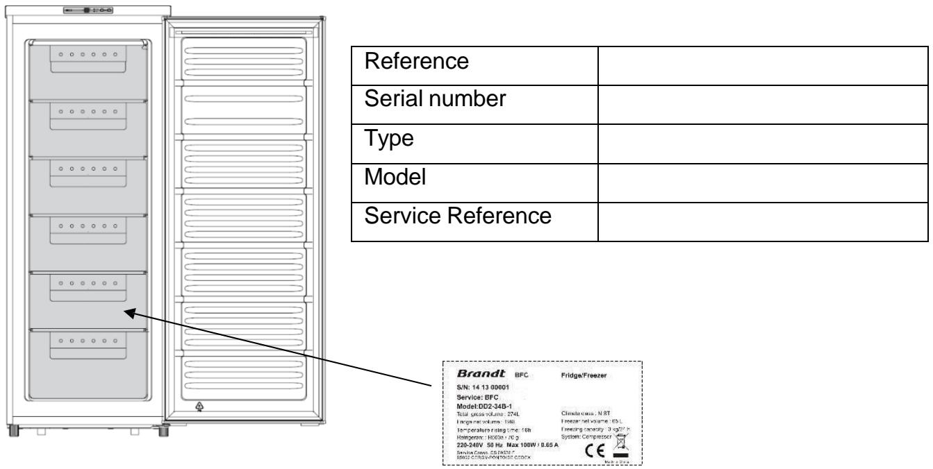 BRANDT BIF7855EN - Servicing and repairs, - 1