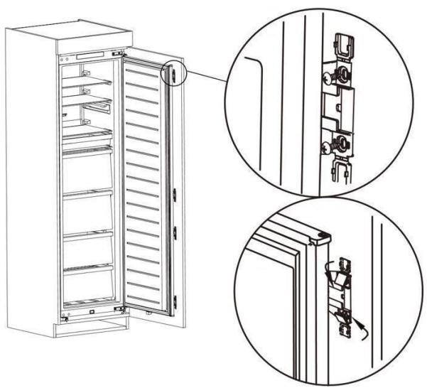 BRANDT BIF7855EN - Anforderung an die Schrankgroße - 5