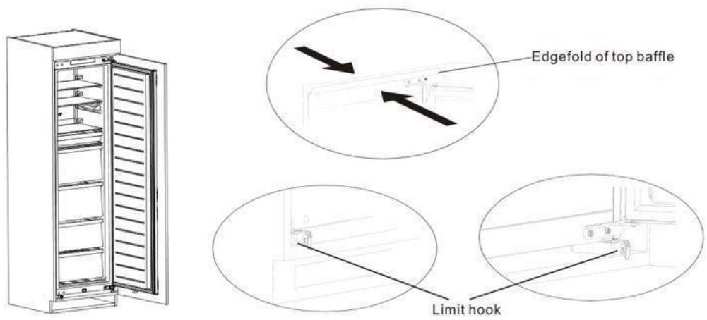 BRANDT BIF7855EN - Cabinet size requirement - 2