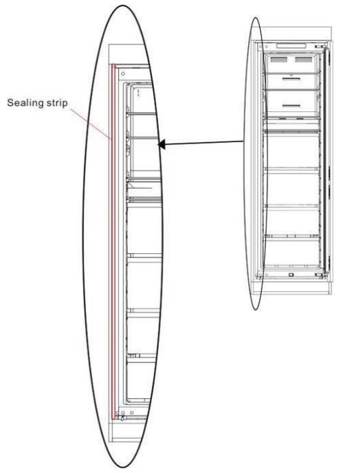 BRANDT BIF7855EN - Requisiti di dimensione dell'armadio - 6