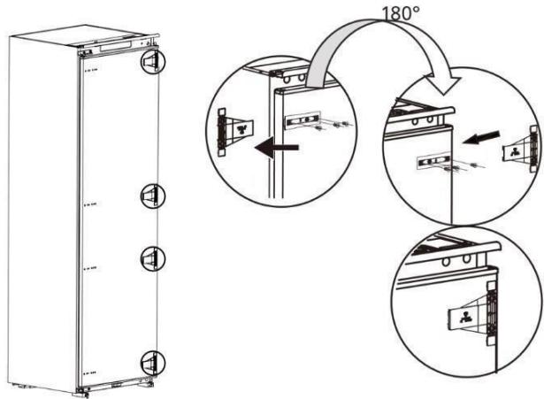 BRANDT BIF7855EN - Come invertire la porta - 4