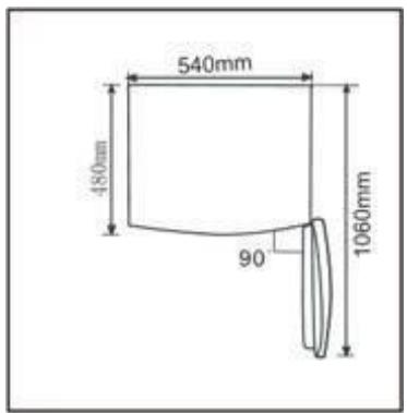 BRANDT BIF7855EN - Erforderlicher Platz - 3