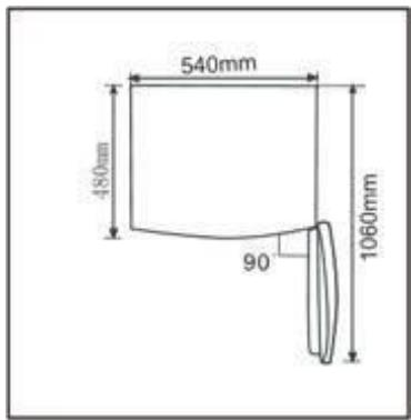 BRANDT BIF7855EN - Space required - 3