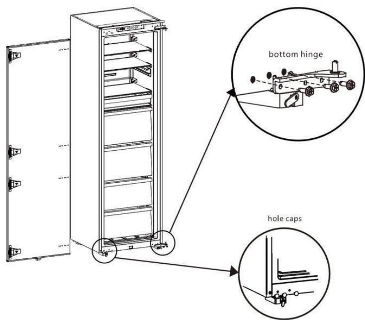 BRANDT BIF7855EN - Inverser le sens d'ouverture des portes - 2