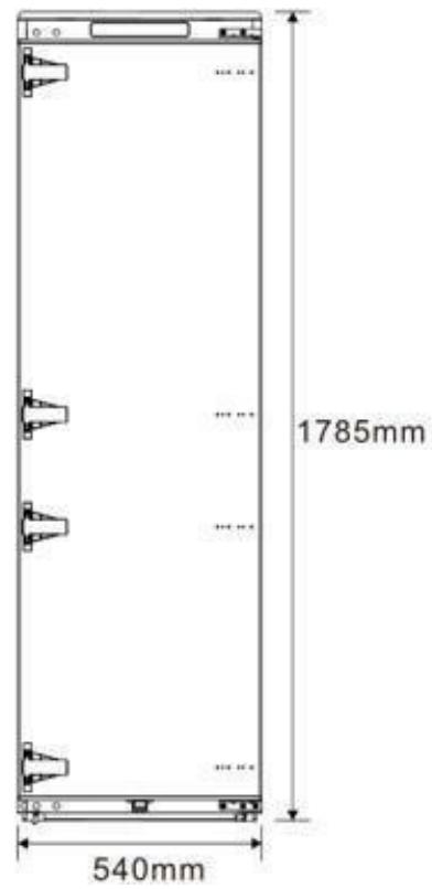 BRANDT BIF7855EN - Spazio richiesto - 1