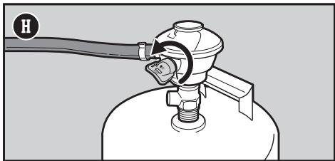 WEBER GENESIS II LX E 440 GBS - Débranche le détendeur de la bouteille - 7