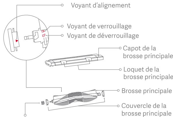 ROBOROCK ASPI-ROBOT56 - Brosse principale * nettoyage hebdomadaire - 2