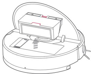 ROBOROCK ASPI-ROBOT56 - Bac à poussière et filtre *nettoyage hebdomadaire - 1