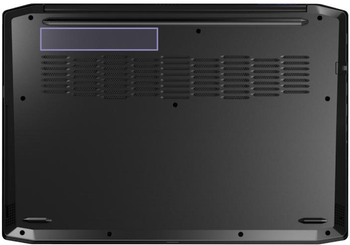 LENOVO IdeaPad Gaming 3 15IMHO5 - Emplacement de l'étiquette d'identification FCC et IC - 1