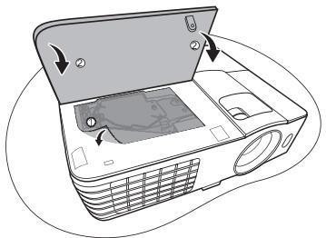 BENQ MX660 - Remplacement de la lampe - 10