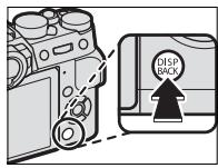 FUJIFILM X-T20 - La touche disp/back - 1