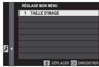 FUJIFILM X-T20 - Reglage mon MENU - 4