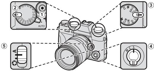 FUJIFILM X-T20 - Régler l'appareil photo en mode AE programme. - 1